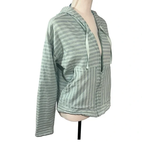 Columbia XL Striped Pullover Hoodie Soft zip up GUC - Picture 2 of 10